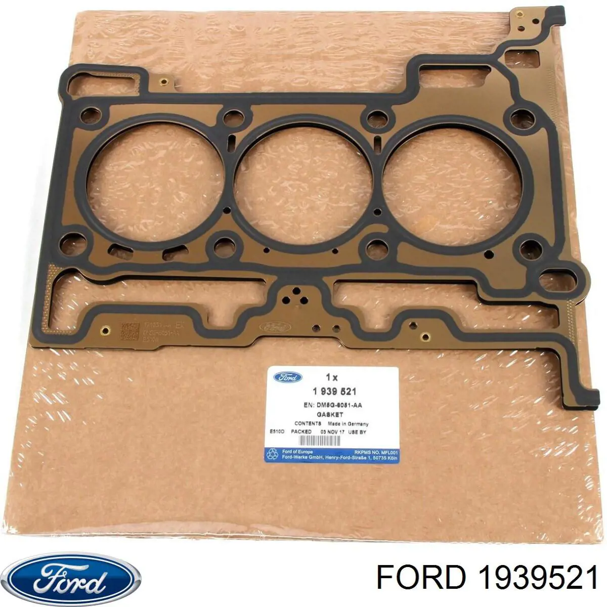 Прокладка головки блока цилиндров Ford 1812548
