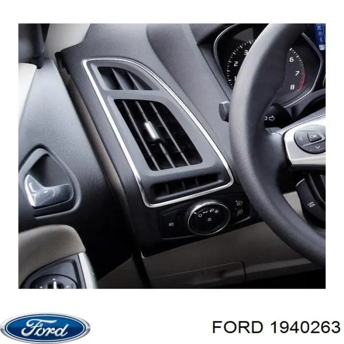 Воздуховод (дефлектор) радиатора левый на Ford Focus III 