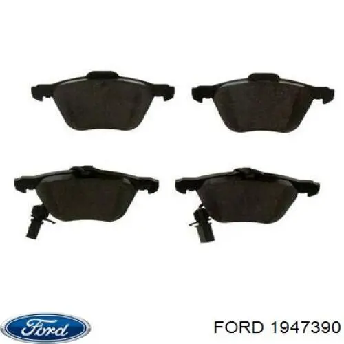 Передние тормозные колодки 1947390 Ford