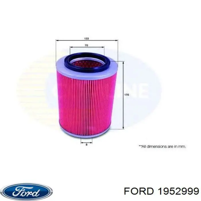 1952999 Ford воздушный фильтр