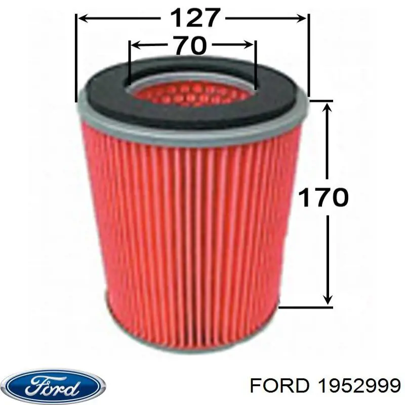 Купить 1952999 Ford Автомобильный фильтр воздуха