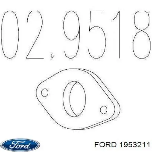 Прокладки выхлопной системы Ford 1953211 цена, от 2.22 USD