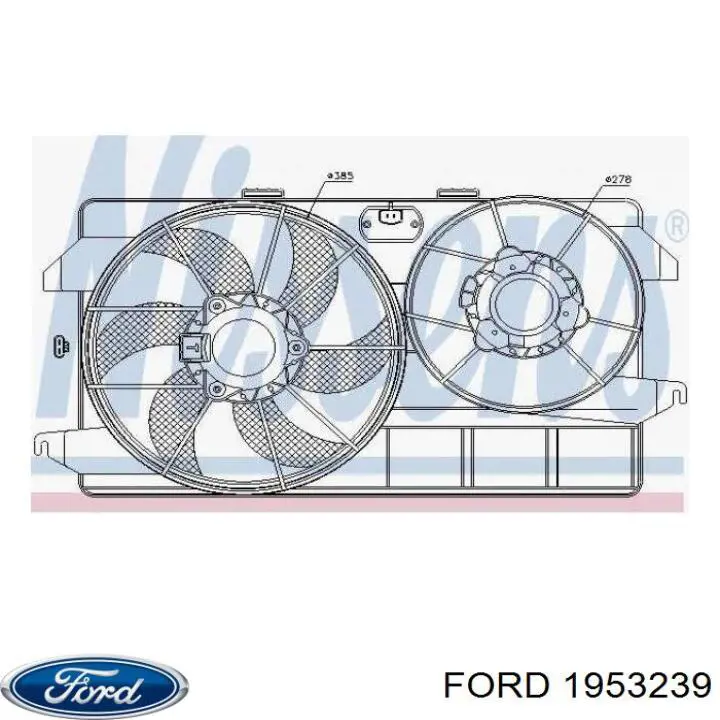 Радиатор охлаждения двигателя Ford 1953239 цена, от 120.89 USD