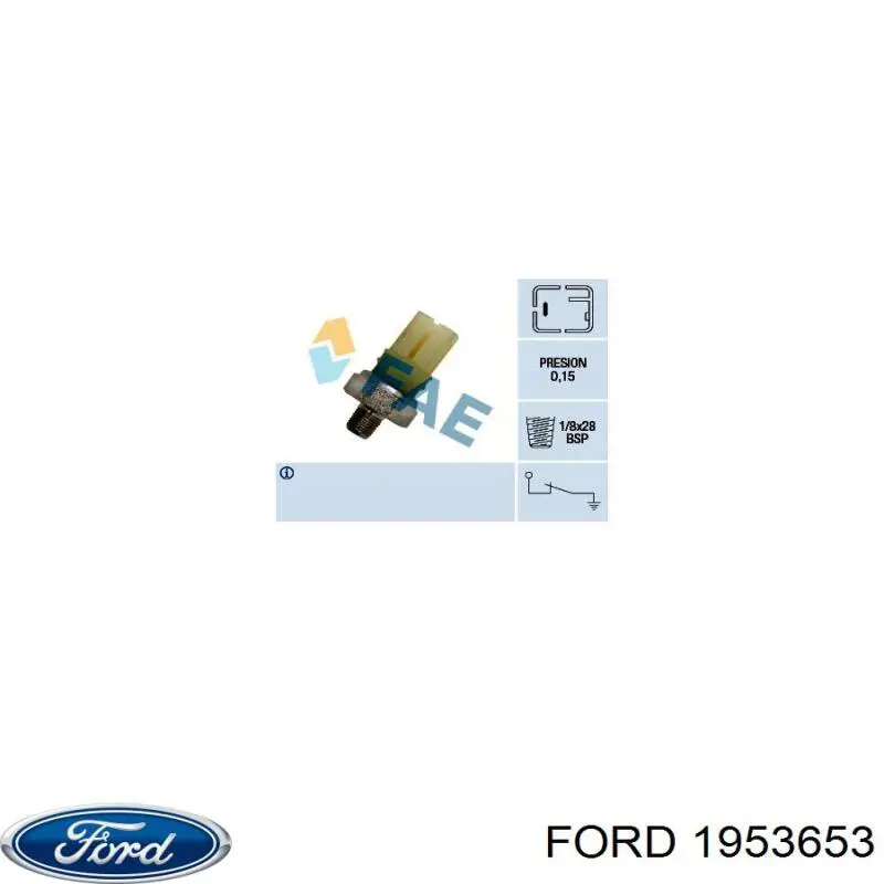 Датчик давления масла 1953653 Ford