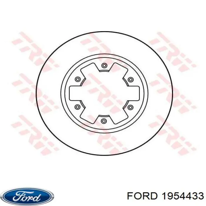 Передние тормозные диски 1954433 Ford