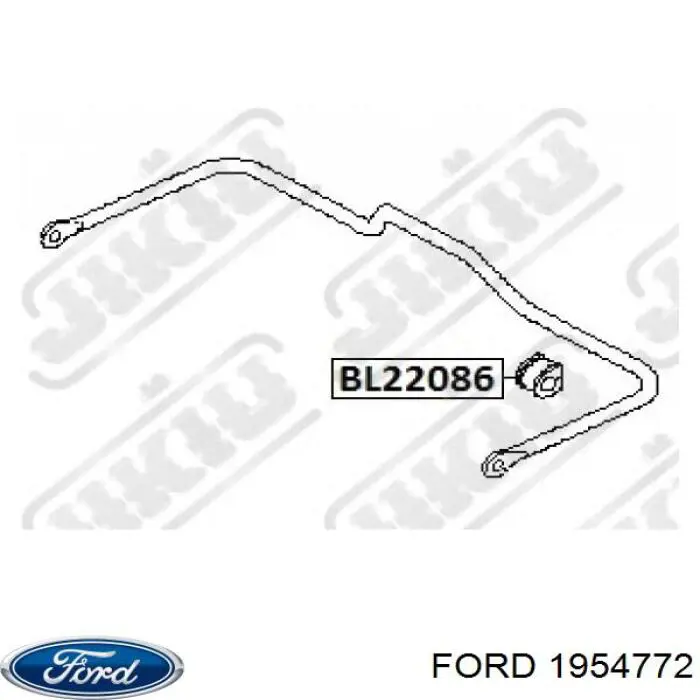 Купить 1954772 Ford Втулка заднего стабилизатора