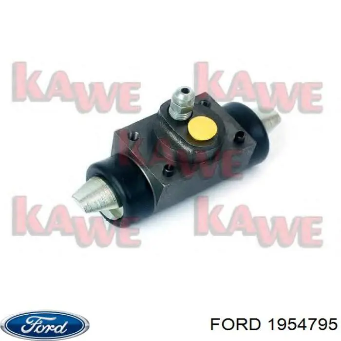 1954795 Ford bloco silencioso de braço oscilante traseiro longitudinal