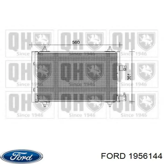 Монтажный комплект задних барабанных колодок 1956144 Ford
