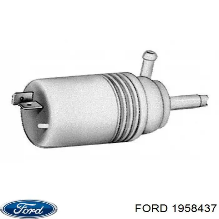 1958437 Ford насос-мотор омывателя стекла переднего