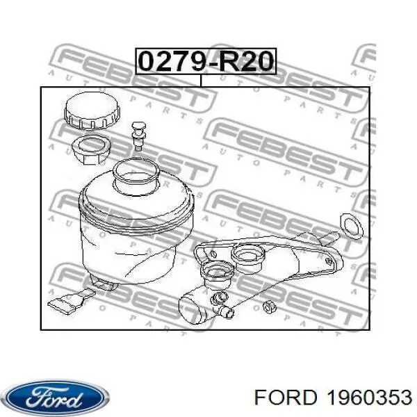 Главный тормозной цилиндр 1960353 Ford