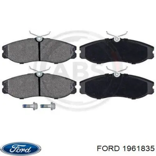1961835 Ford колодки тормозные передние дисковые