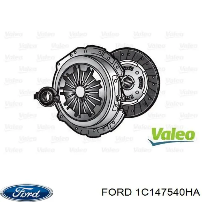 1C147540HA Ford Сцепление в сборе