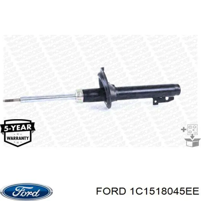 Амортизатор передний 1C1518045EE Ford