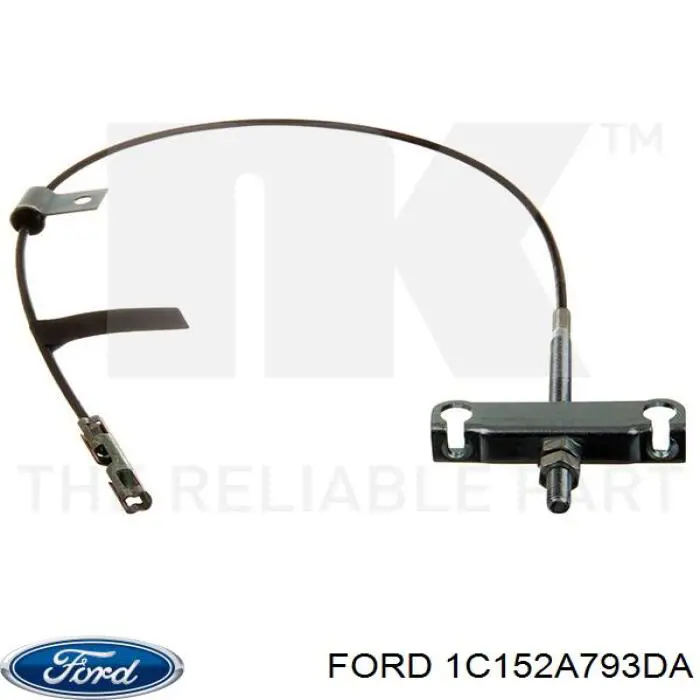 Трос ручного тормоза, промежуточный Ford 1C152A793DA цена, от 7.71 USD