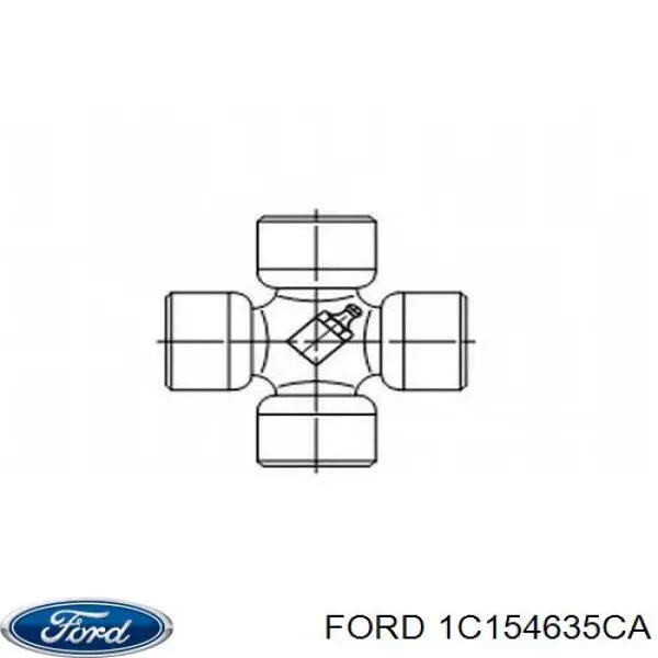 1C154635CA Ford Крестовина карданного вала