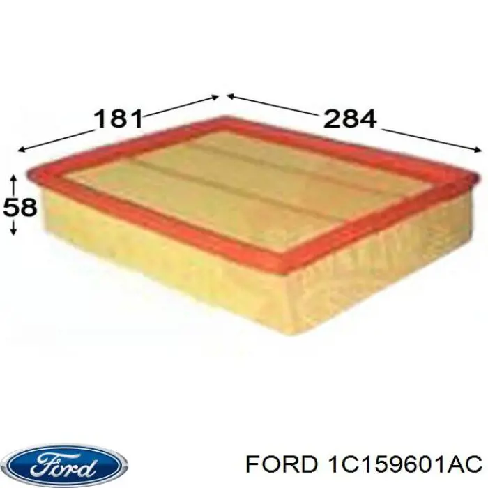 Воздушный фильтр 1C159601AC Ford