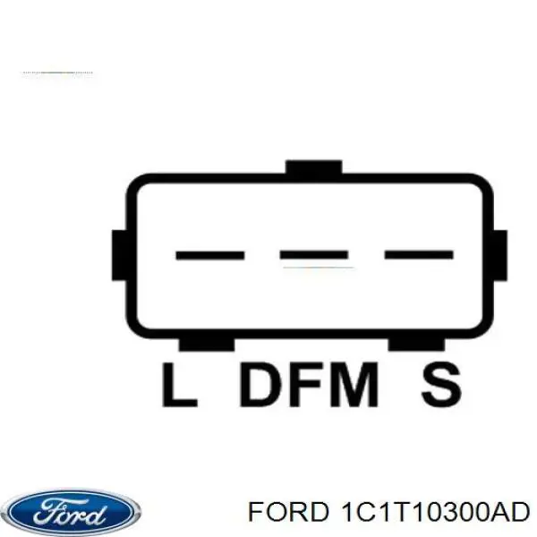Генератор 1C1T10300AD Ford