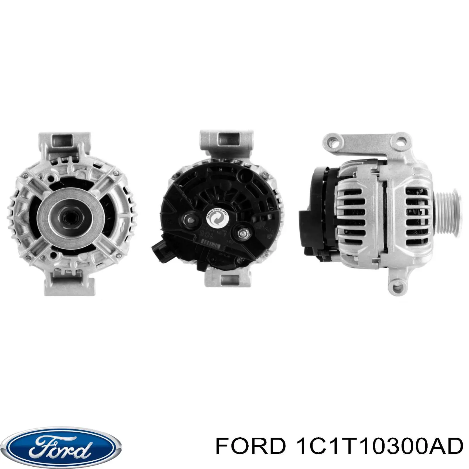 Купить 1C1T10300AD Ford Генератор