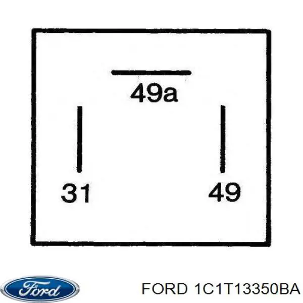 1C1T 13350 BA Ford relê de pisca-pisca