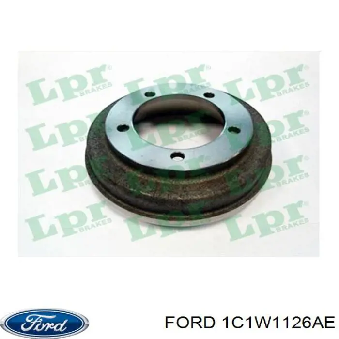 Тормозной барабан 1C1W1126AE Ford