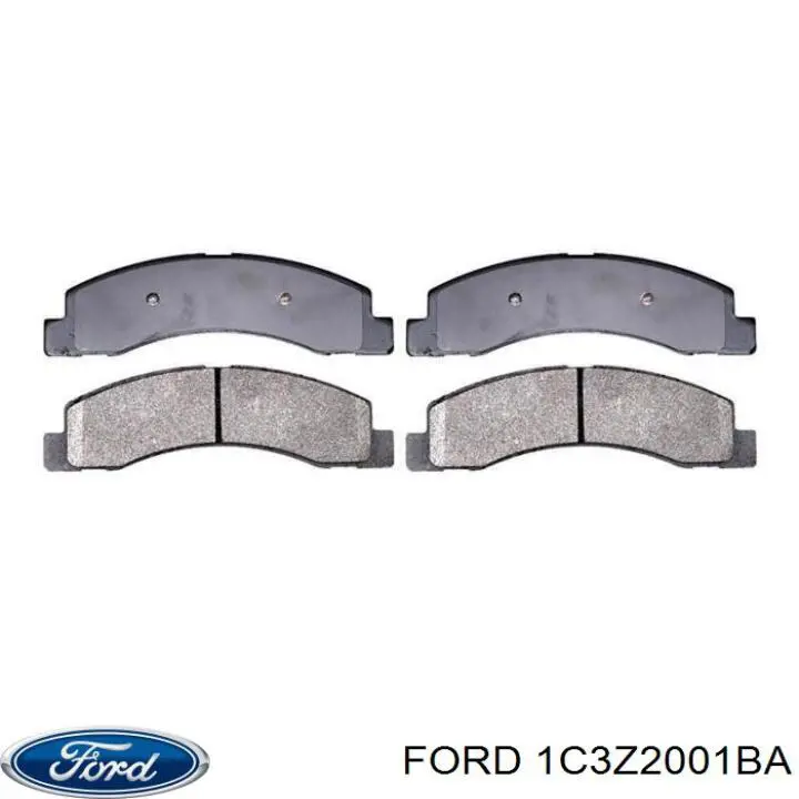 Передние тормозные колодки 1C3Z2001BA Ford