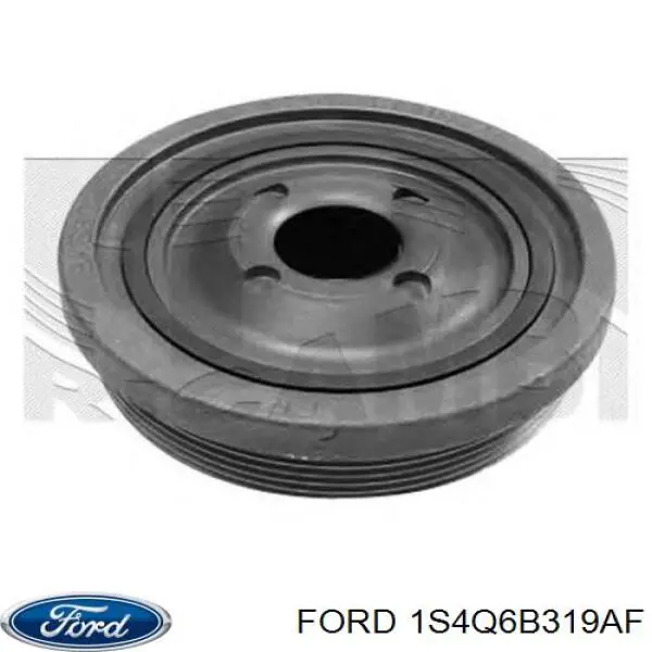 Шкив коленвала 1S4Q6B319AF Ford