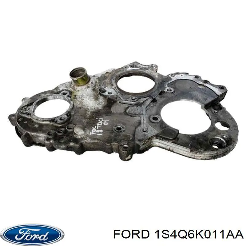 1S4Q6K011AA Ford tampa de motor dianteira