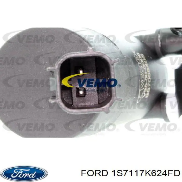 Насос-мотор омывателя стекла переднего/заднего 1S7117K624FD Ford