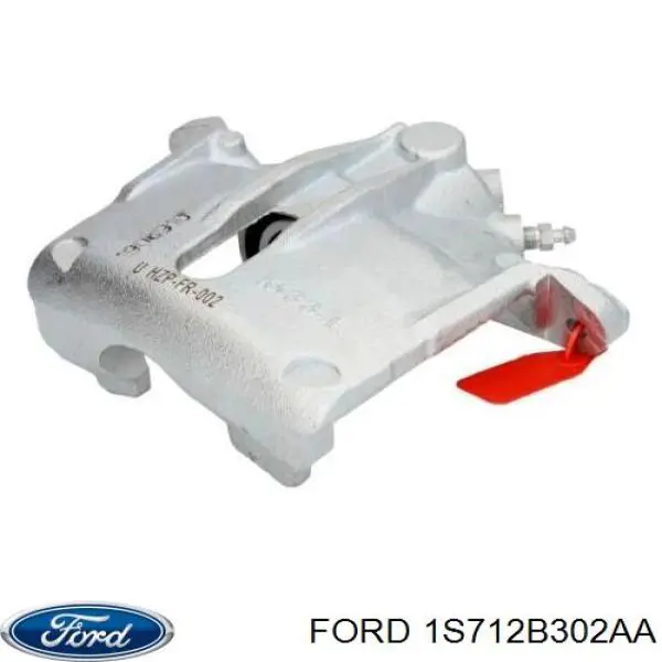 1S712B302AA Ford Суппорт тормозной, передний, левый