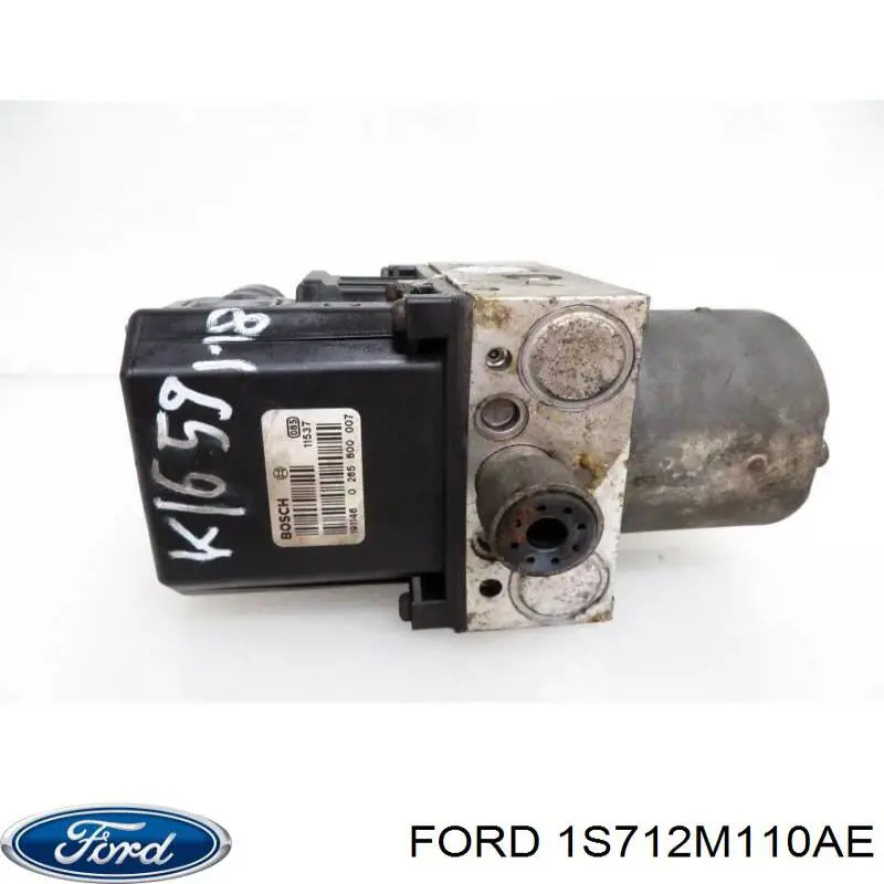 1S712M110AE Ford unidade hidráulico de controlo abs