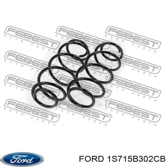 Передняя пружина 1S715B302CB Ford