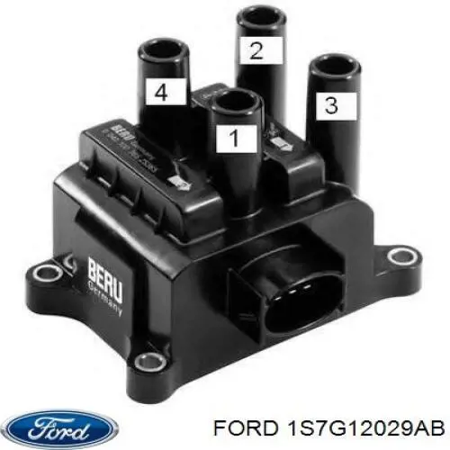 1S7G12029AB Ford Катушка зажигания