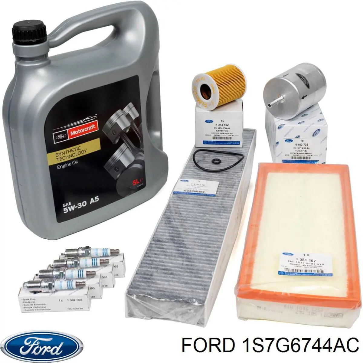 Масляный фильтр 1S7G6744AC Ford
