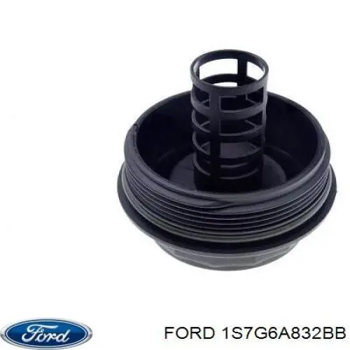 1S7G6A832BB Ford tampa do filtro de óleo