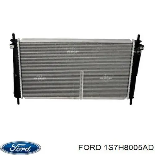 1S7H8005AD Ford радиатор