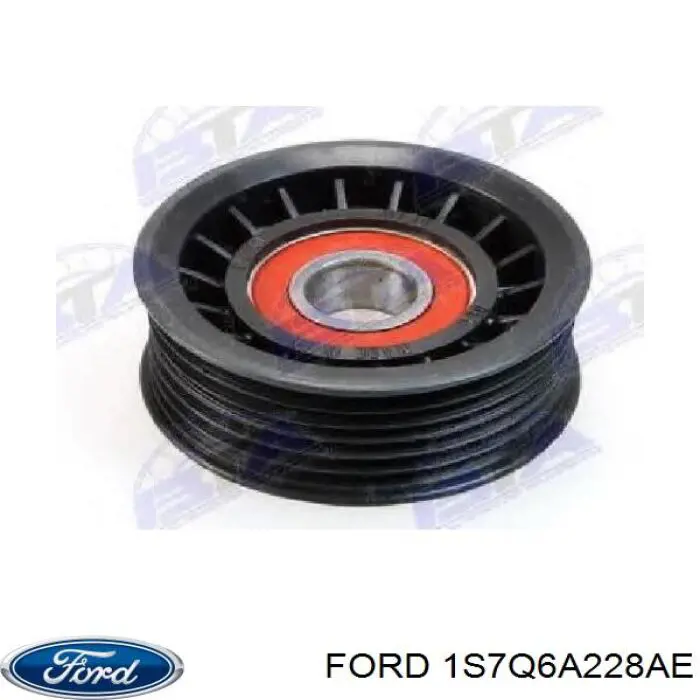 1S7Q6A228AE Ford Натяжитель клинового ремня