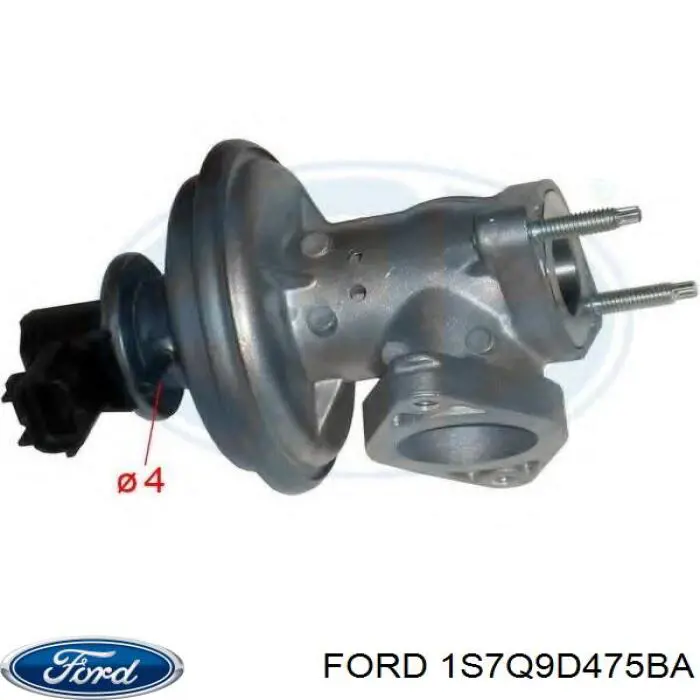 Купить 1S7Q9D475BA Ford Клапан EGR системы рециркуляции отработавших газов
