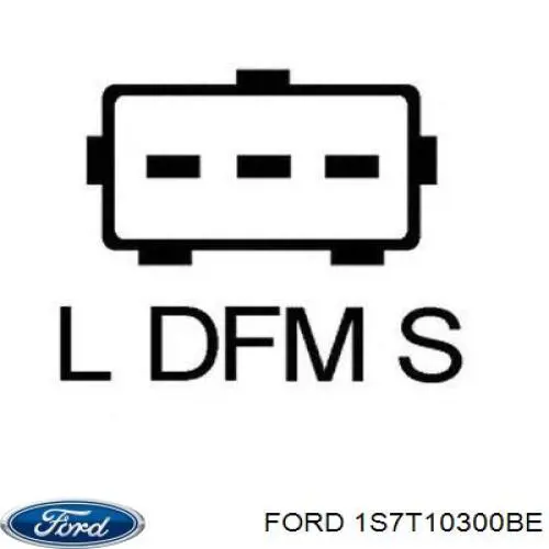 Генератор 1S7T10300BE Ford