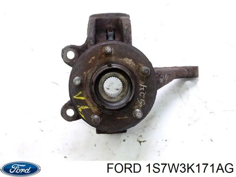4106414 Ford pino moente (extremidade do eixo dianteiro esquerdo)