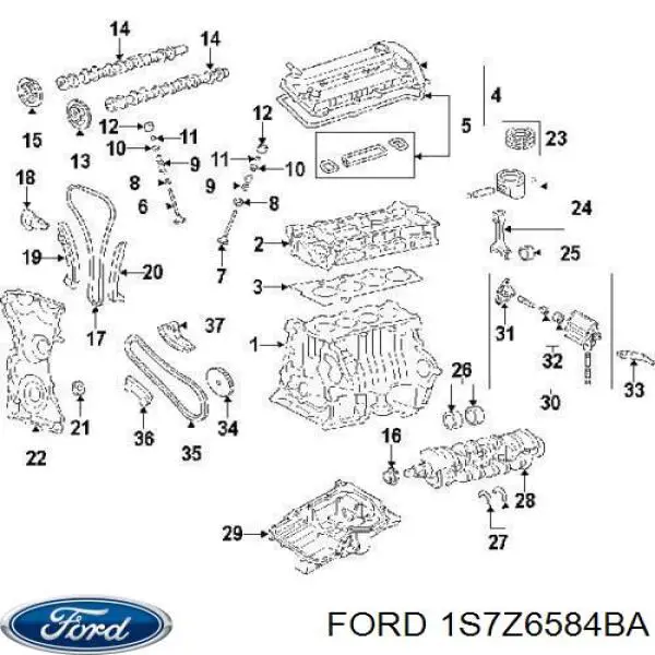  Ford 1S7Z6584BA цена, от 42.12 USD