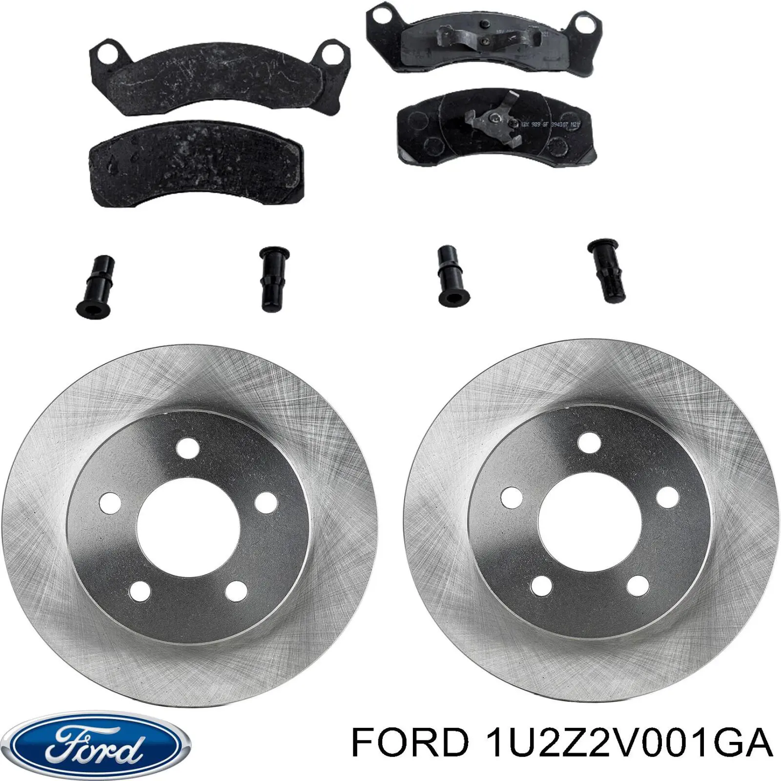 Передние тормозные колодки 1U2Z2V001GA Ford