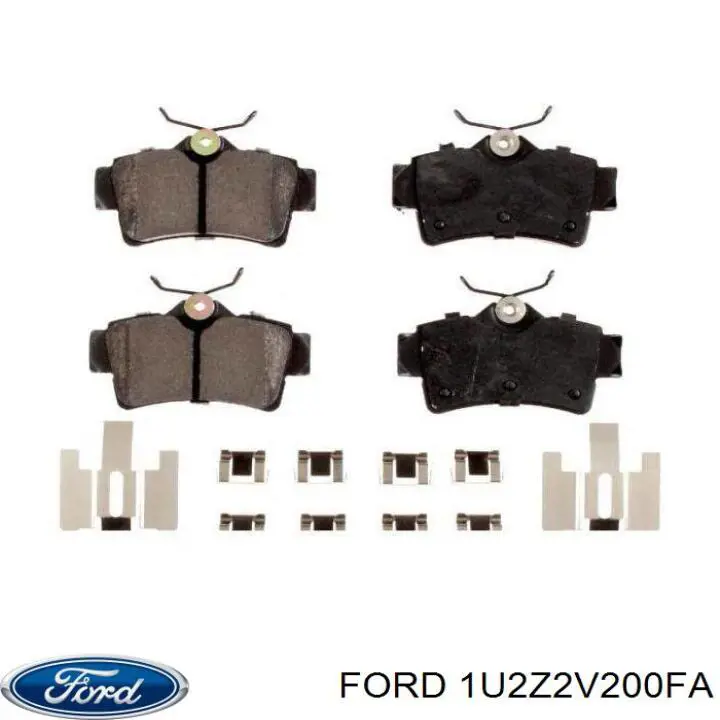 Задние тормозные колодки 1U2Z2V200FA Ford