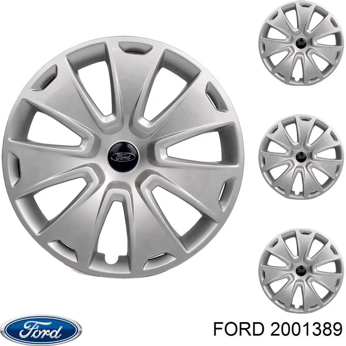 Диски колесные стальные (штампованные) 2001389 Ford