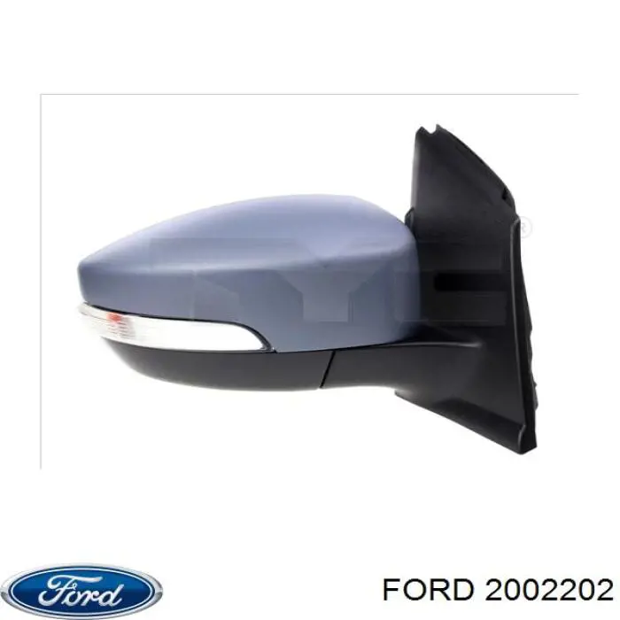 2002202 Ford espelho de retrovisão esquerdo