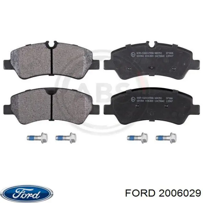 Купить 2006029 Ford Колодки тормозные задние, дисковые