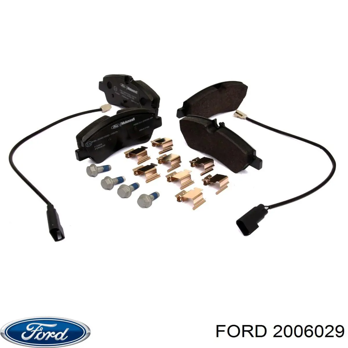 2006029 Ford Колодки тормозные дисковые комплект
