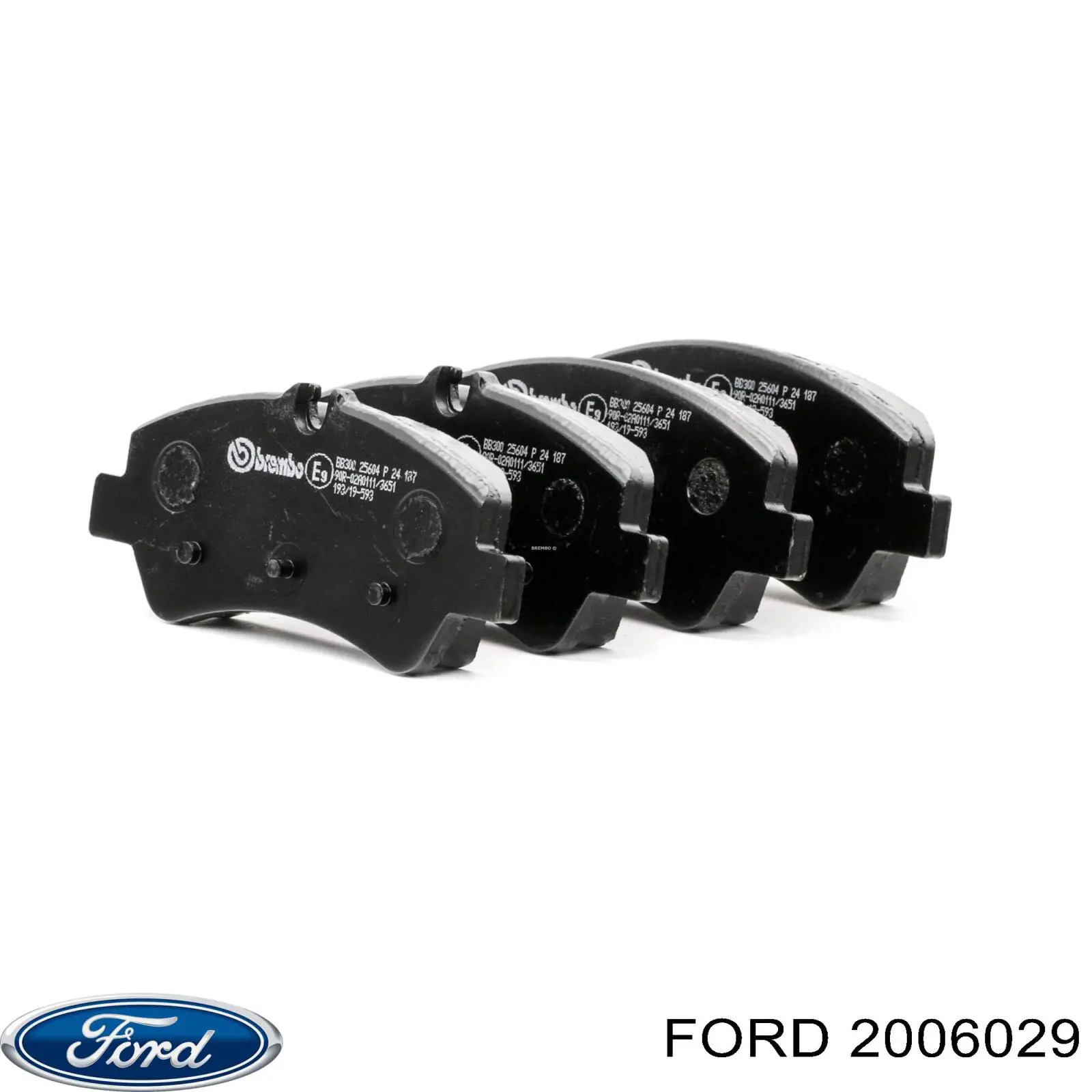 Задние тормозные колодки 2006029 Ford