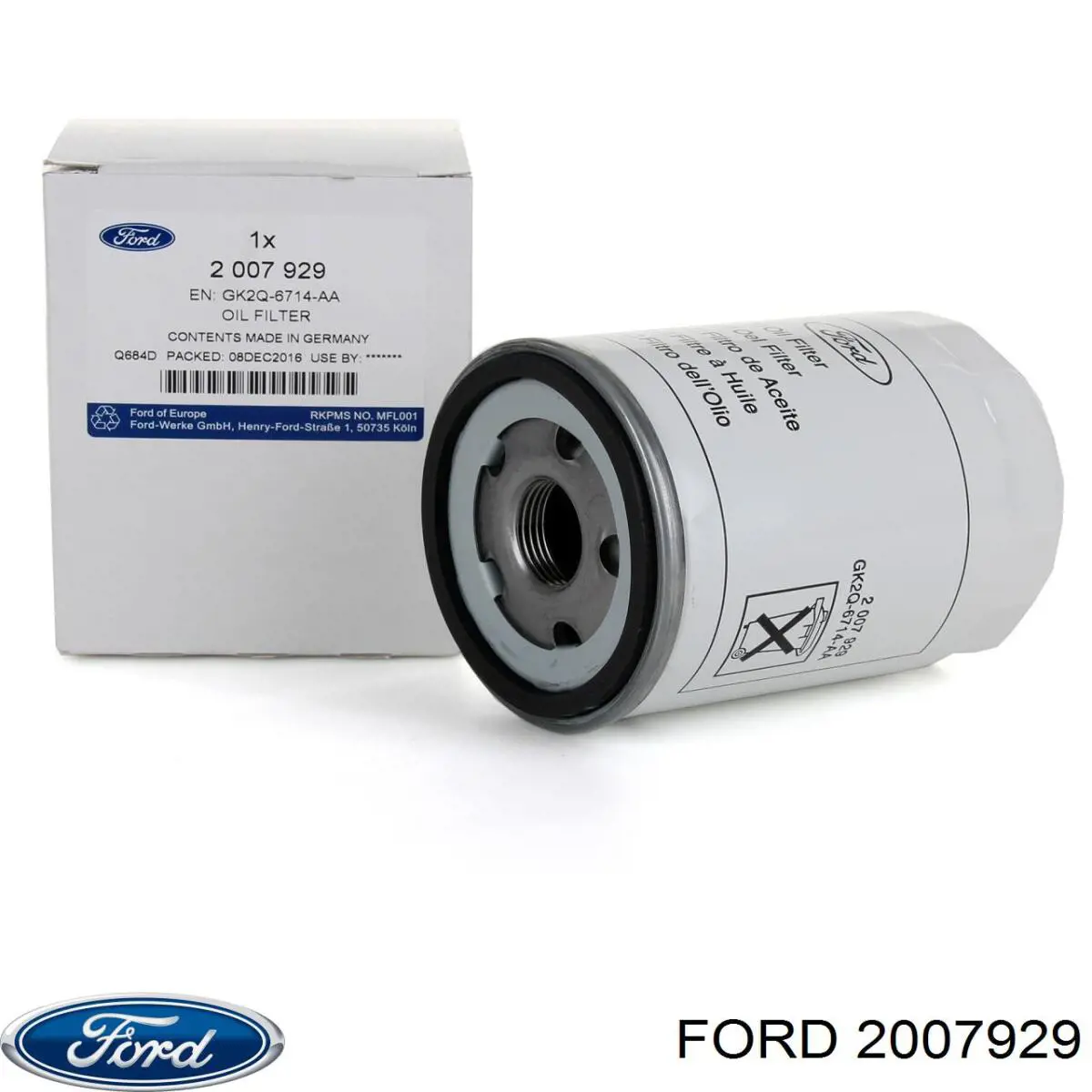 Filtro de aceite 2007929 Ford