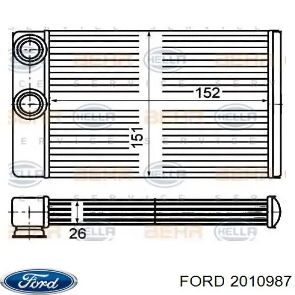 Купить 2010987 Ford Радиатор системы охлаждения кондиционера
