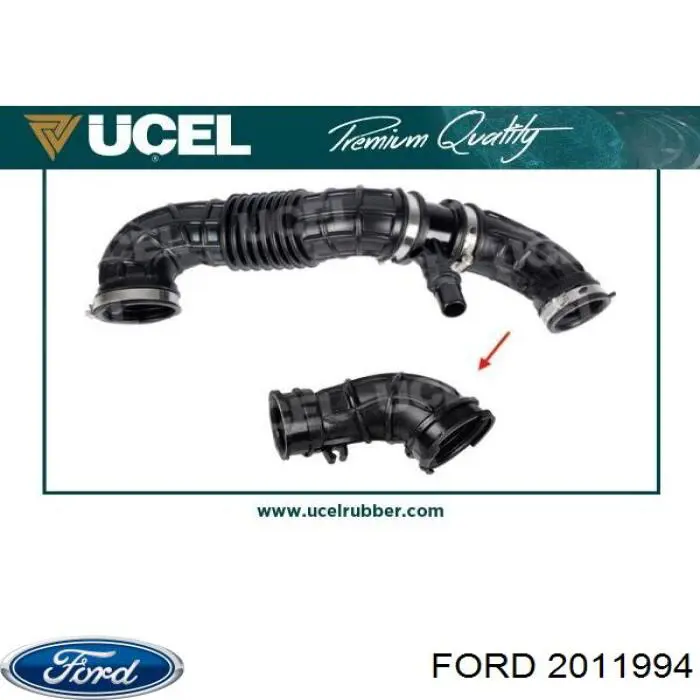 Патрубок воздушный, выход воздушного фильтра Ford 2178808 цена, от 31.17 USD